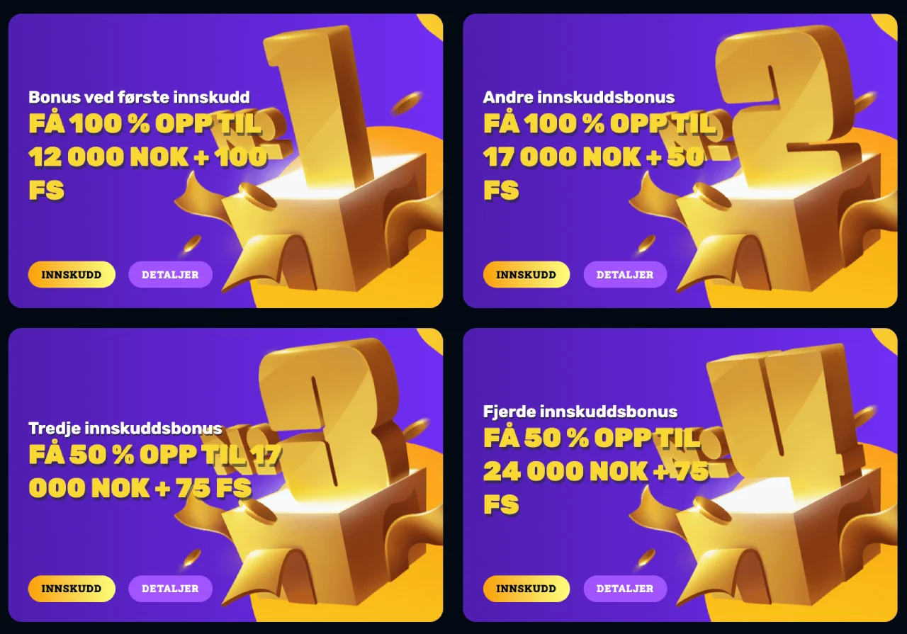 rocketplay casino norge bonus