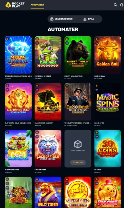 rocketplay casino norge spill