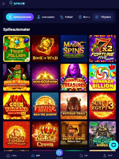 spinjo casino norge spill