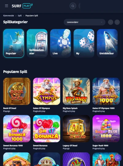 surfplay casino norge spill