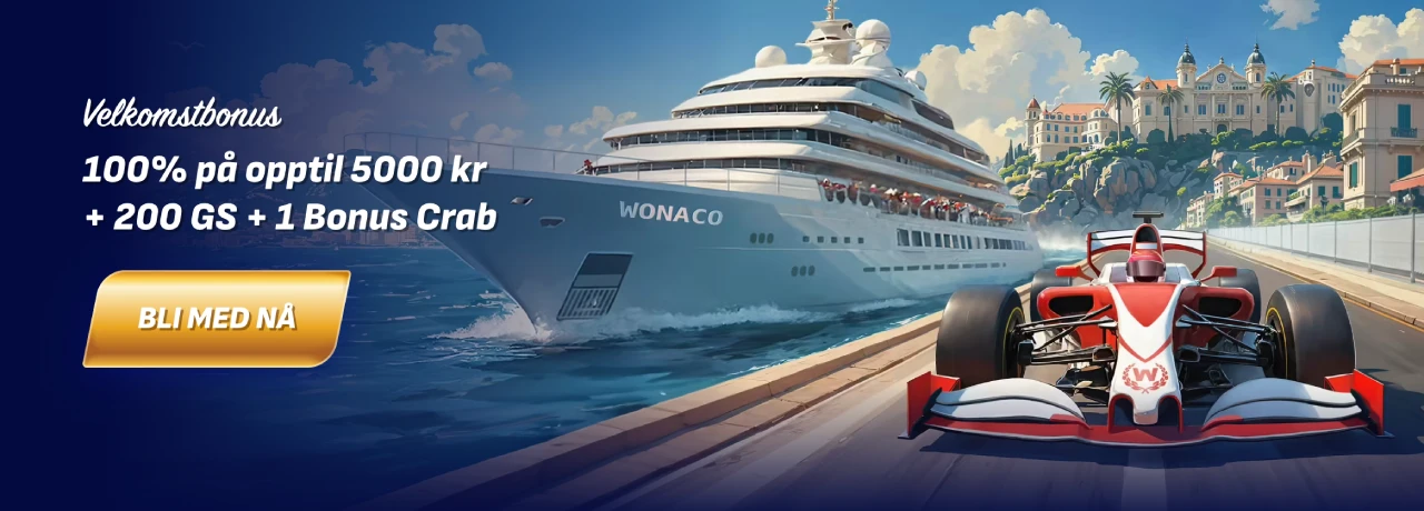 wonaco casino norge bonus