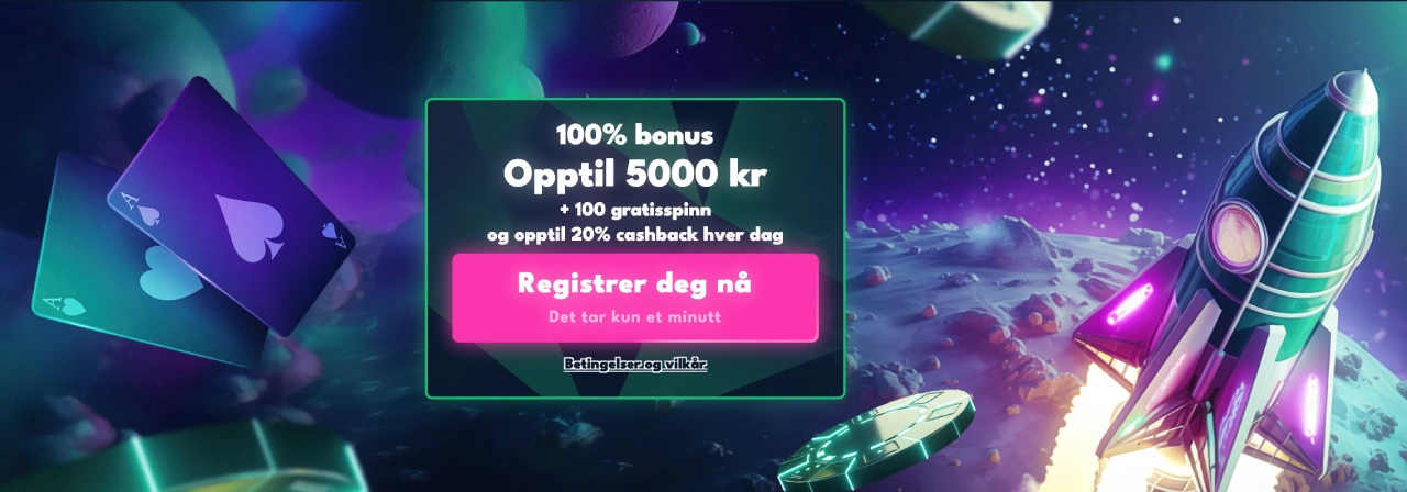 rocket riches casino norge bonus