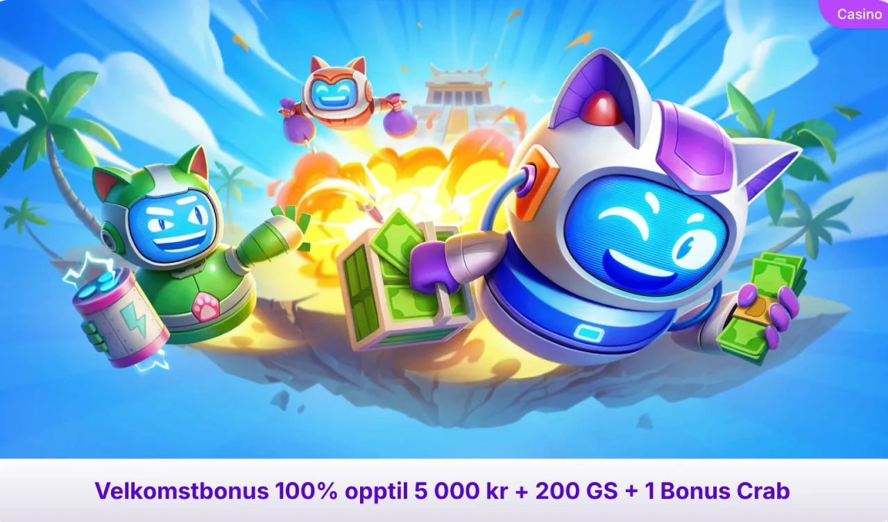 robocat casino norge bonus