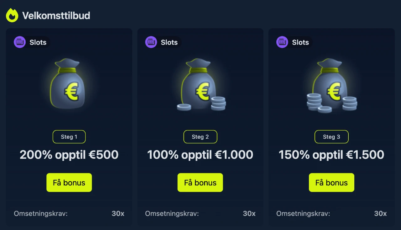 winzter casino norge bonus