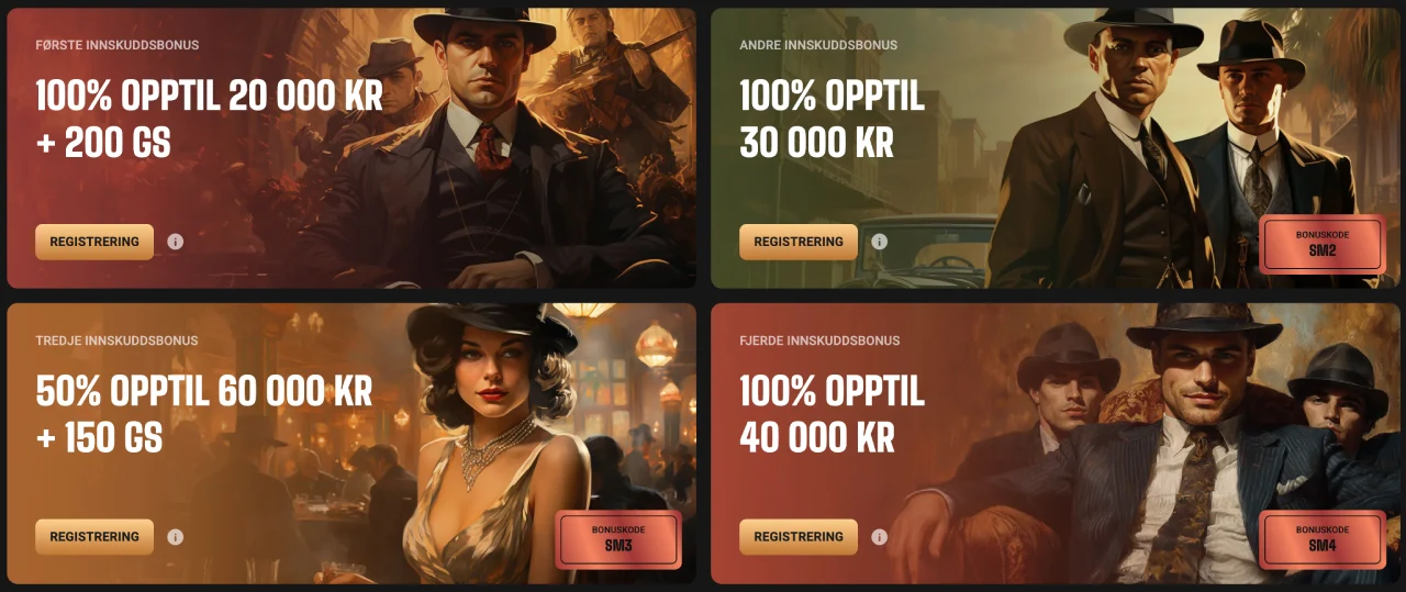 slot mafia casino norge bonus