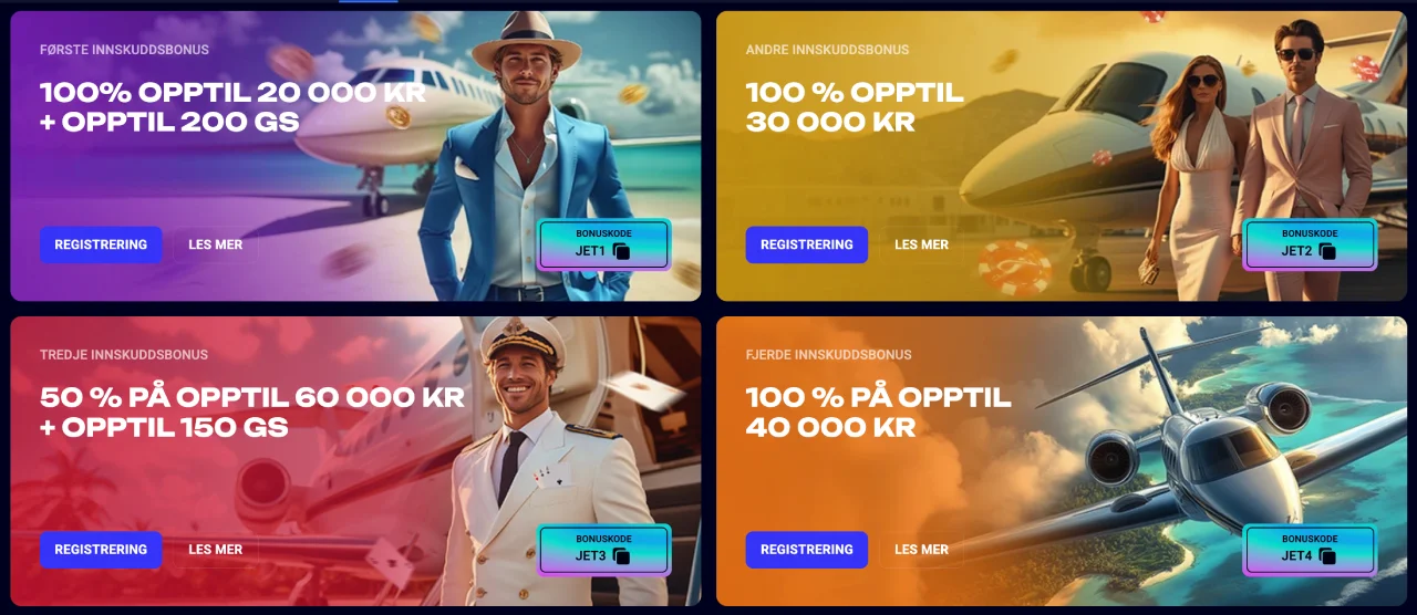 jet4bet casino norge bonus